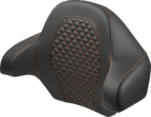 SADDLEMEN Tour Pak - Dragon Scale - Orange Stitch - FLH/FLT '14-'24 814-07-15503