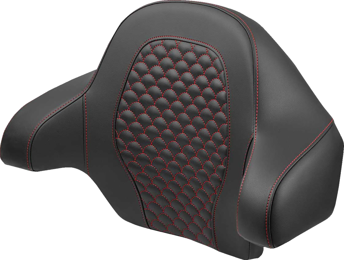 SADDLEMEN Tour Pak - Dragon Scale - Red Stitch - FLH/FLT '14-'24 814-07-15504