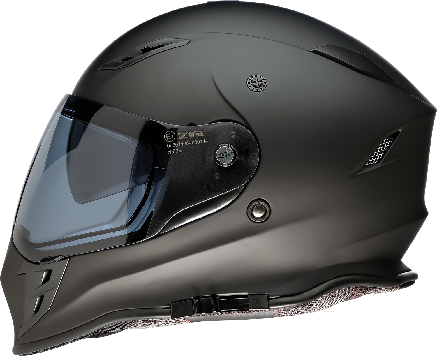 Z1R Nemesis Helmet - Smoke - Flat Black - Large 0140-0449