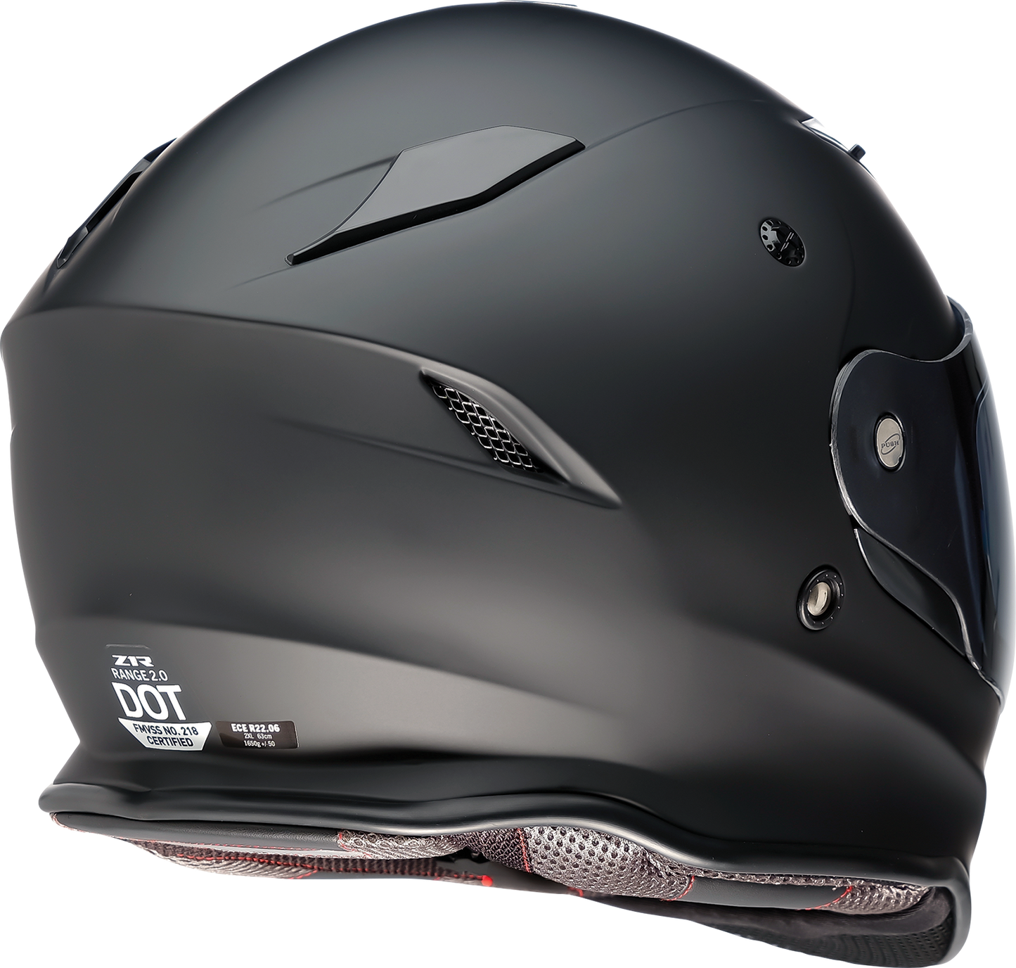 Z1R Nemesis Helmet - Smoke - Flat Black - XL 0140-0450