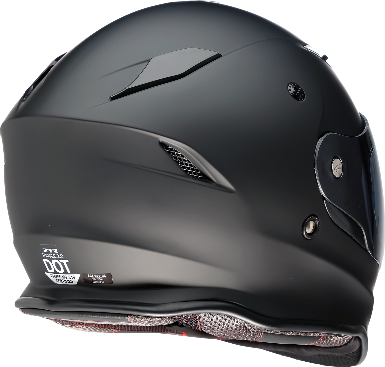Z1R Nemesis Helmet - Smoke - Flat Black - XL 0140-0450