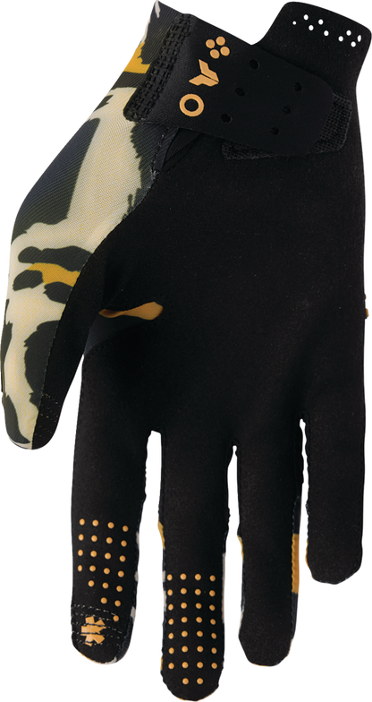 THOR Women's Sportmode Cheetah Gloves - Tan/Black - Small 3331-0308