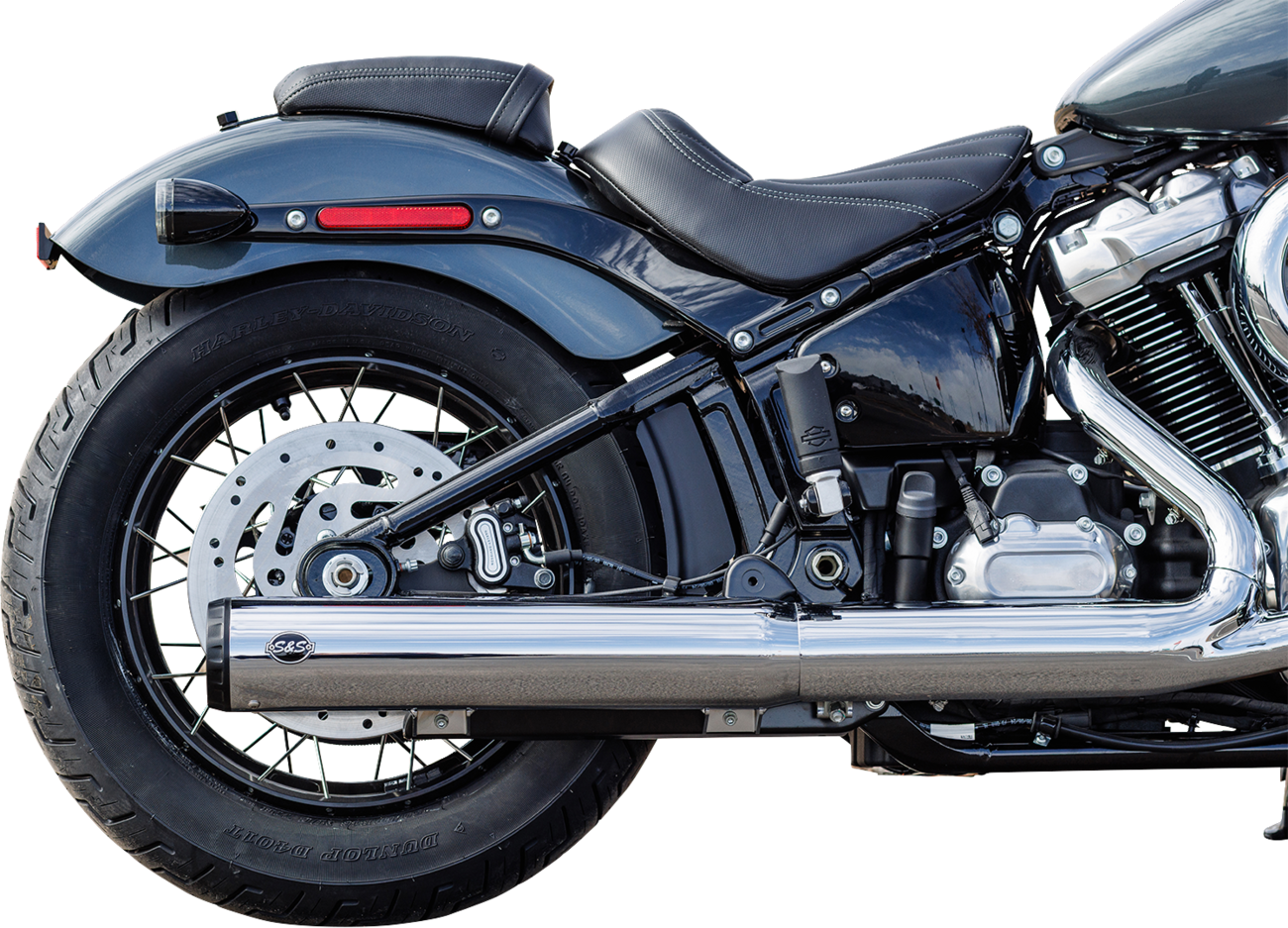 S&S CYCLE Grand National Slip-On Muffler - 50 State - 4" Chrome - M8 Softail 550-1160