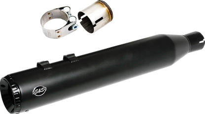 S&S CYCLE 2-into-1 Swindler Exhaust Conversion Kit - 4-1/2" - Black - M8 Touring 550-1141