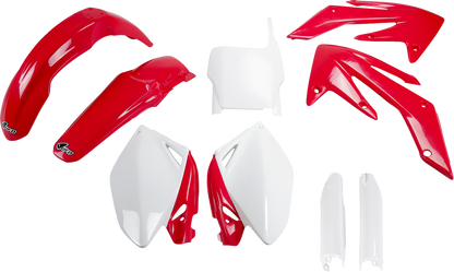 UFO Body Kit - OEM Red/White - Honda - CRF '06-'07 HOKIT105F@999