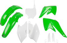 UFO Body Kit - OEM Green/White - Kawasaki - KX '04-'05 KAKIT203F@999