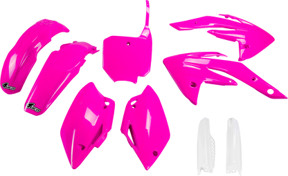 UFO Body Kit - Neon Pink/White - Honda - CRF '07-'25 HOKIT111F@P