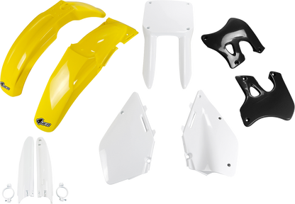 UFO Body Kit - OEM Yellow/White/Black - Suzuki - RM '96-'98 SUKIT393F@999