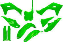 UFO Body Kit - Fluorescent Green - Kawasaki - KX '24-'26 KAKIT231F@AFLU