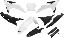 UFO Body Kit - White/Black - KTM - SX '25 KTKIT532F@222