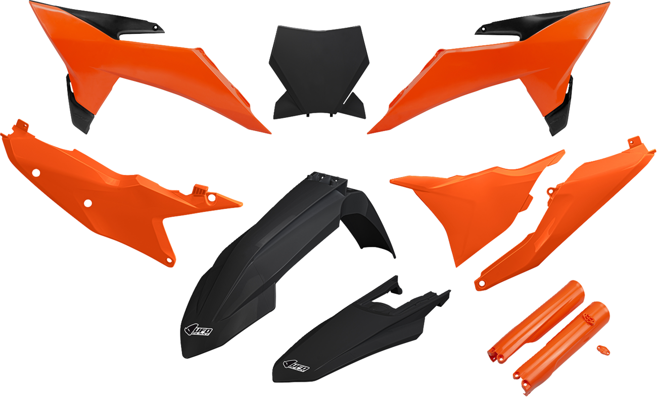 UFO Body Kit - Black/Orange - KTM - SX '25 KTKIT532F@333