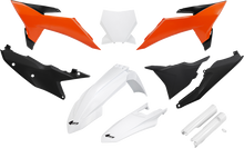 UFO Body Kit - Black/Orange/White - KTM - SX '25 KTKIT532F@444