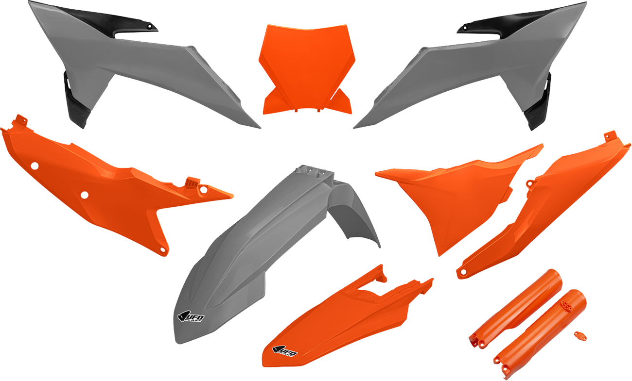 UFO Body Kit - Gray/Orange - KTM - SX '25 KTKIT532F@555
