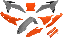 UFO Body Kit - Gray/Orange - KTM - SX '25 KTKIT532F@555