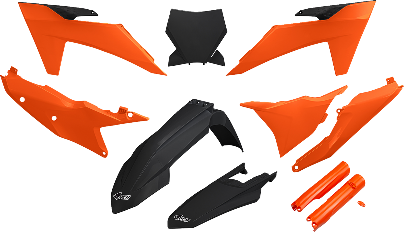 UFO Body Kit - Orange/Black - KTM - SX '23-'24 KTKIT529F@333