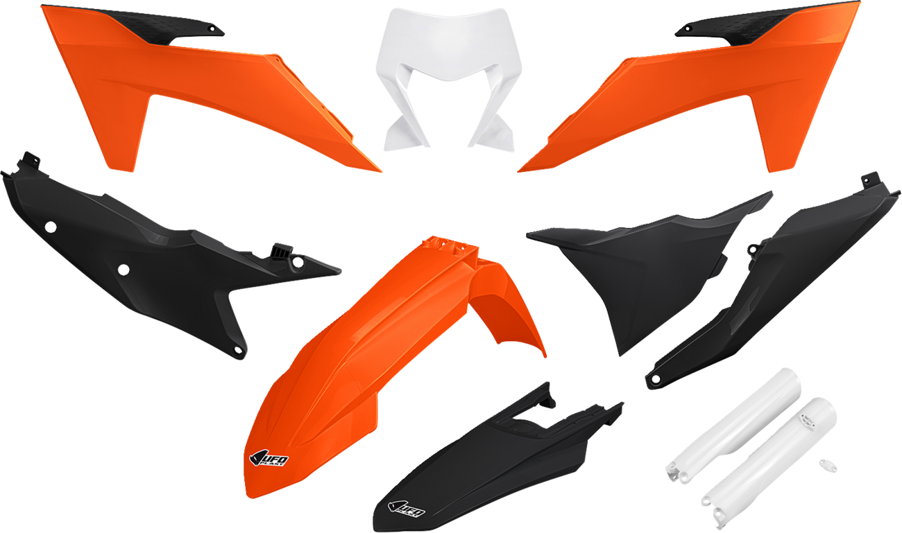 UFO Body Kit - Orange/Black - KTM - EX '24-'25 KTKIT530F@111