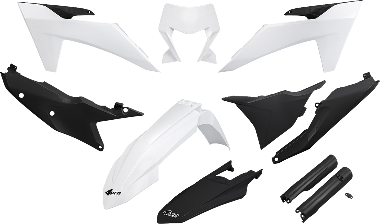 UFO Body Kit - White/Black - KTM - EX '24-'25 KTKIT530F@222