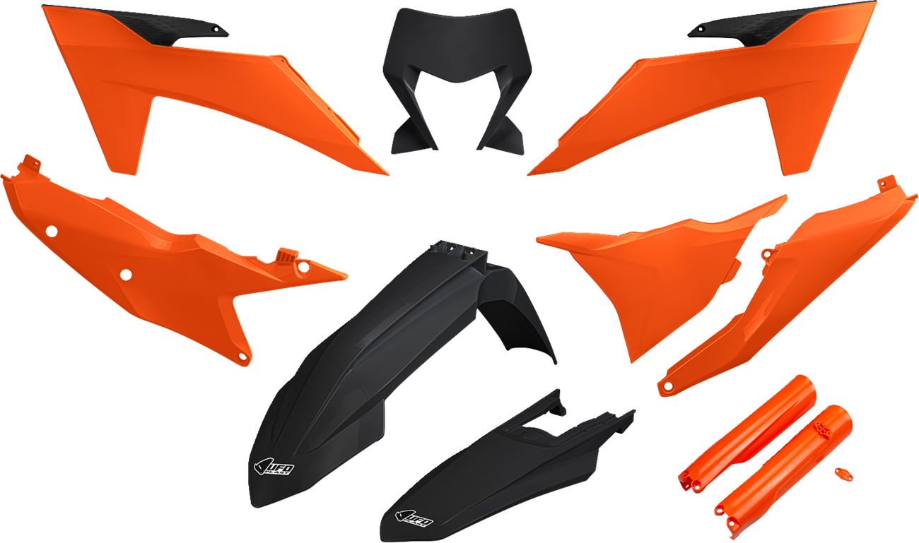 UFO Body Kit - Orange/Black - KTM - EX '24-'25 KTKIT530F@333