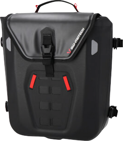 SW-MOTECH SysBag Waterproof Side Bag - Medium - 17 to 23 Liter - with Right Adapter Plate BC.SYS.00.005.12000R