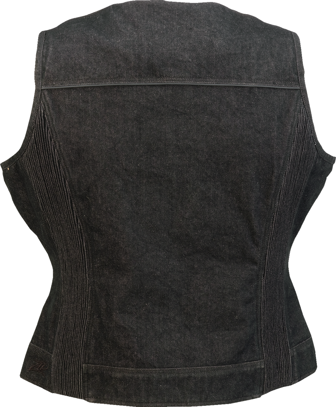 Z1R Women's Denim Vest - Black - XS 2831-0106