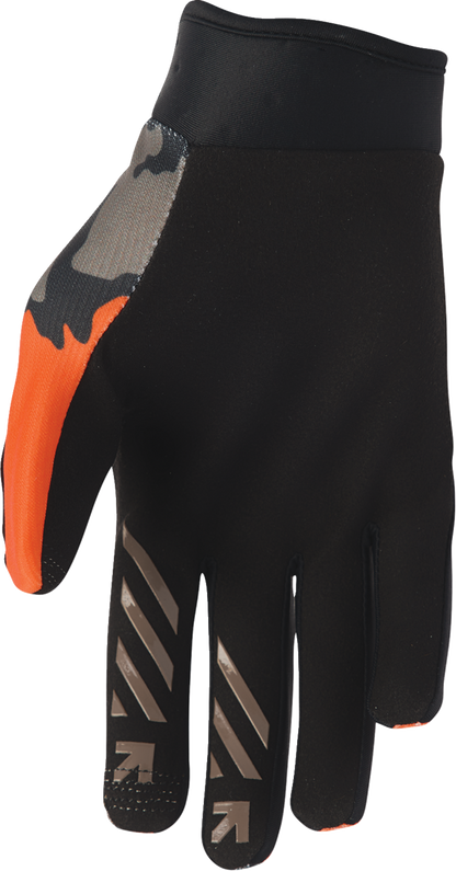 THOR Launchmode Hunter Gloves - Orange/Black - Small 3330-8522