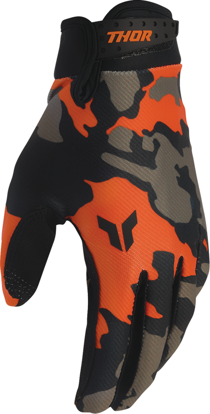THOR Launchmode Hunter Gloves - Orange/Black - XS 3330-8521