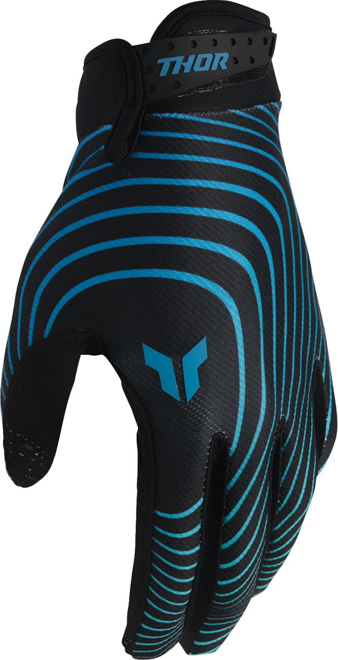 THOR Launchmode Identity Gloves - Teal/Black - XS 3330-8528