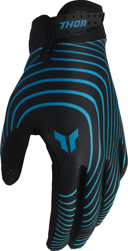 THOR Launchmode Identity Gloves - Teal/Black - Small 3330-8529