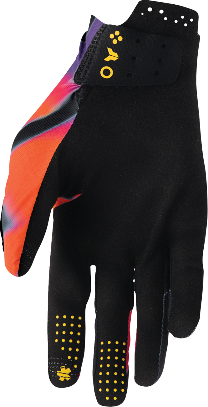 THOR Sportmode Inferno Gloves - Orange/Purple - XS 3330-8555
