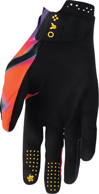 THOR Sportmode Inferno Gloves - Orange/Purple - XS 3330-8555
