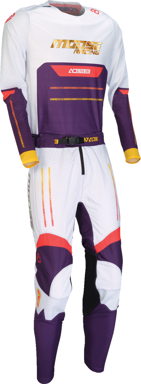 MOOSE OFFROAD Alpha One Pants - Purple/Red - US 42 2901-12068