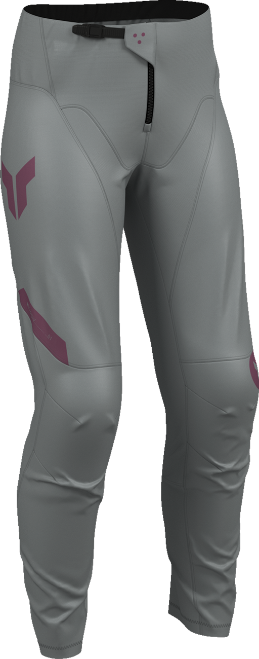 THOR Women's Ridemode Menace Pants - Purple/Gray - US 3/4 2902-0482