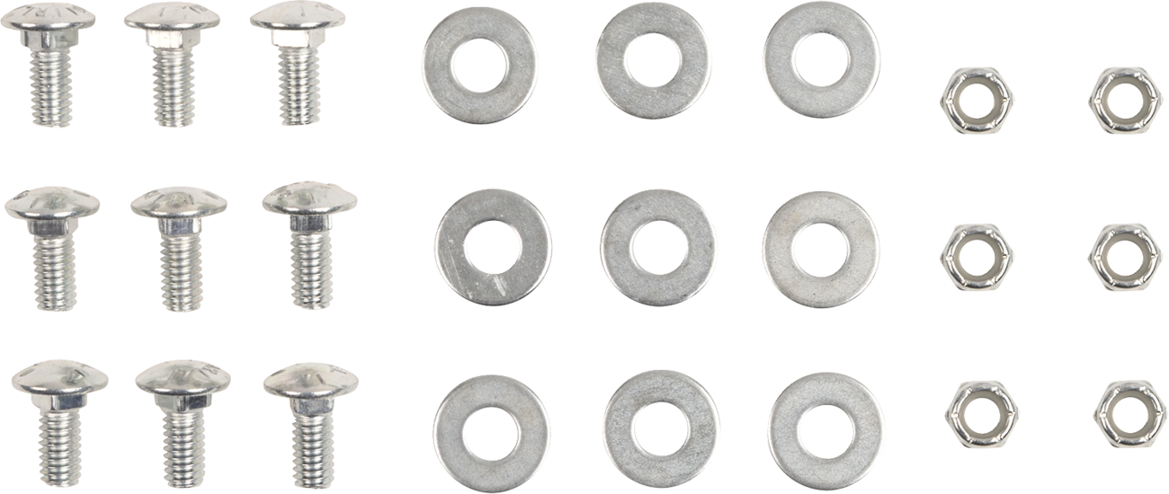 MOOSE OFFROAD Plow Rubber Flap Hardware - Nuts/Bolts BB2572PF