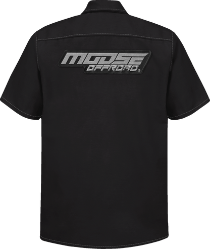 MOOSE OFFROAD Moose Offroad Shop Shirt - Black - 3XL MRS01S8BCH3R