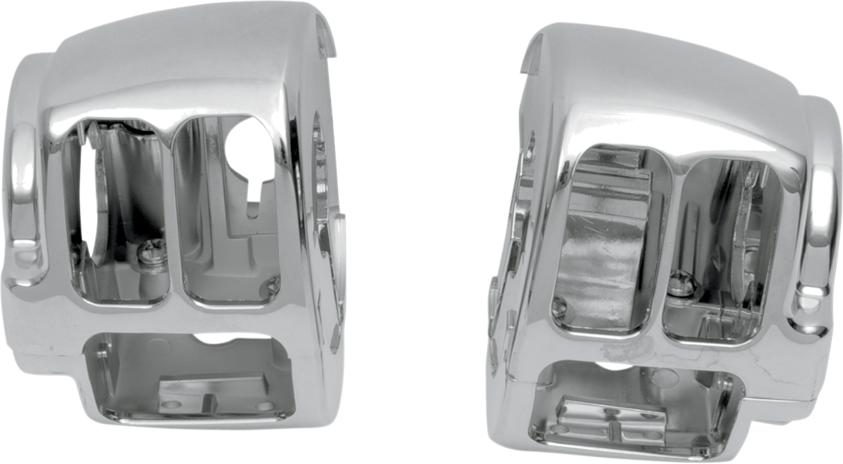 DRAG SPECIALTIES Handlebar Switch Housing Kit - Right - Upper - Chrome H07-0771A-RT