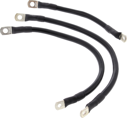 ALL BALLS Battery Cable Kit - Black 79-3009-1