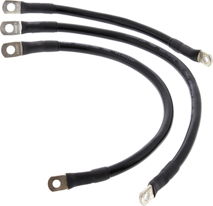 ALL BALLS Battery Cable Kit - Black 79-3013-1