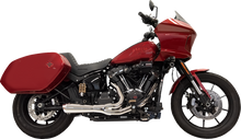 BASSANI XHAUST 2-into-1 Ripper Exhaust System with Megaphone Muffler - Short - Chrome - M8 Softail 1S79