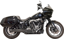 BASSANI XHAUST 2-into-1 Exhaust System with Superbike Muffler - 4" - Black - Softail M8 1S78B