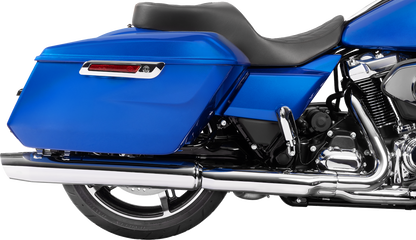 DRAG SPECIALTIES SEATS Freedom Seat - Black - Vinyl - Black Double Diamond Stitch - FLT/FLH '23-'25 4711B