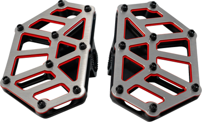 KODLIN USA NXL Mini Floorboards - Black w/ Red Accent K73254-RL