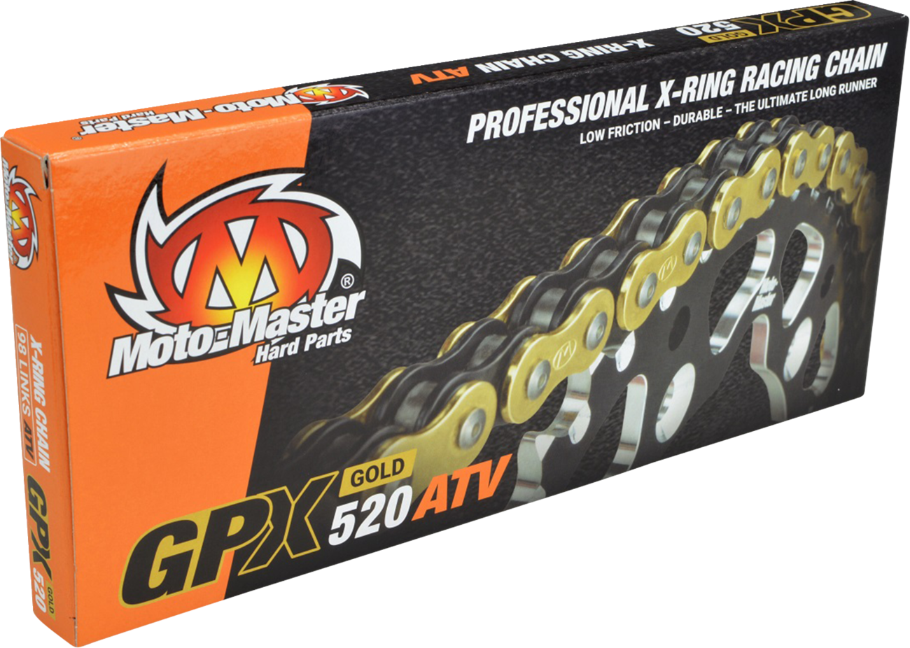 MOTO-MASTER GPX 520 ATV - Drive Chain - 98 Links - Gold 652006