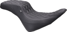 MUSTANG One-Piece/2-Up Squareback Seat - Double Diamond - Black Stitch - FXBR '23-'25 86006