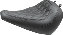 MUSTANG Wide Tripper™ Solo Seat - no Backrest - Diamond - Black Stitch - FXBR '23-'25 85033