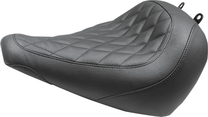 MUSTANG Wide Tripper™ Solo Seat - no Backrest - Diamond - Black Stitch - FXBR '23-'25 85033