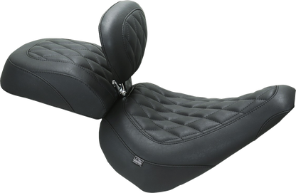MUSTANG Wide Tripper™ Passenger Seat - Diamond - Black Stitch - FXBR '23-'25 85213