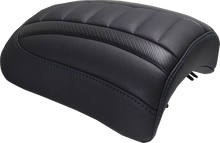 MUSTANG Padded Passenger Seat Cowl - Double Diamond - Sky Blue Stitch - FLT/FLH '23-'25 88611SB