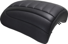 MUSTANG Padded Passenger Seat Cowl - Deluxe - Gunmetal Stitch - FLT/FLH '23-'25 88610GM