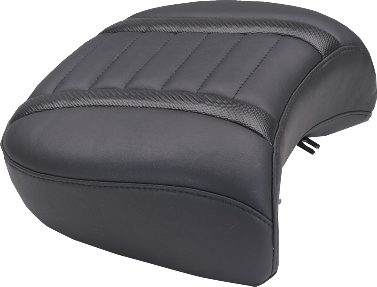 MUSTANG Deluxe Passenger Seat - Wide - Black Stitch - FLT/FLH '23-'25 88420