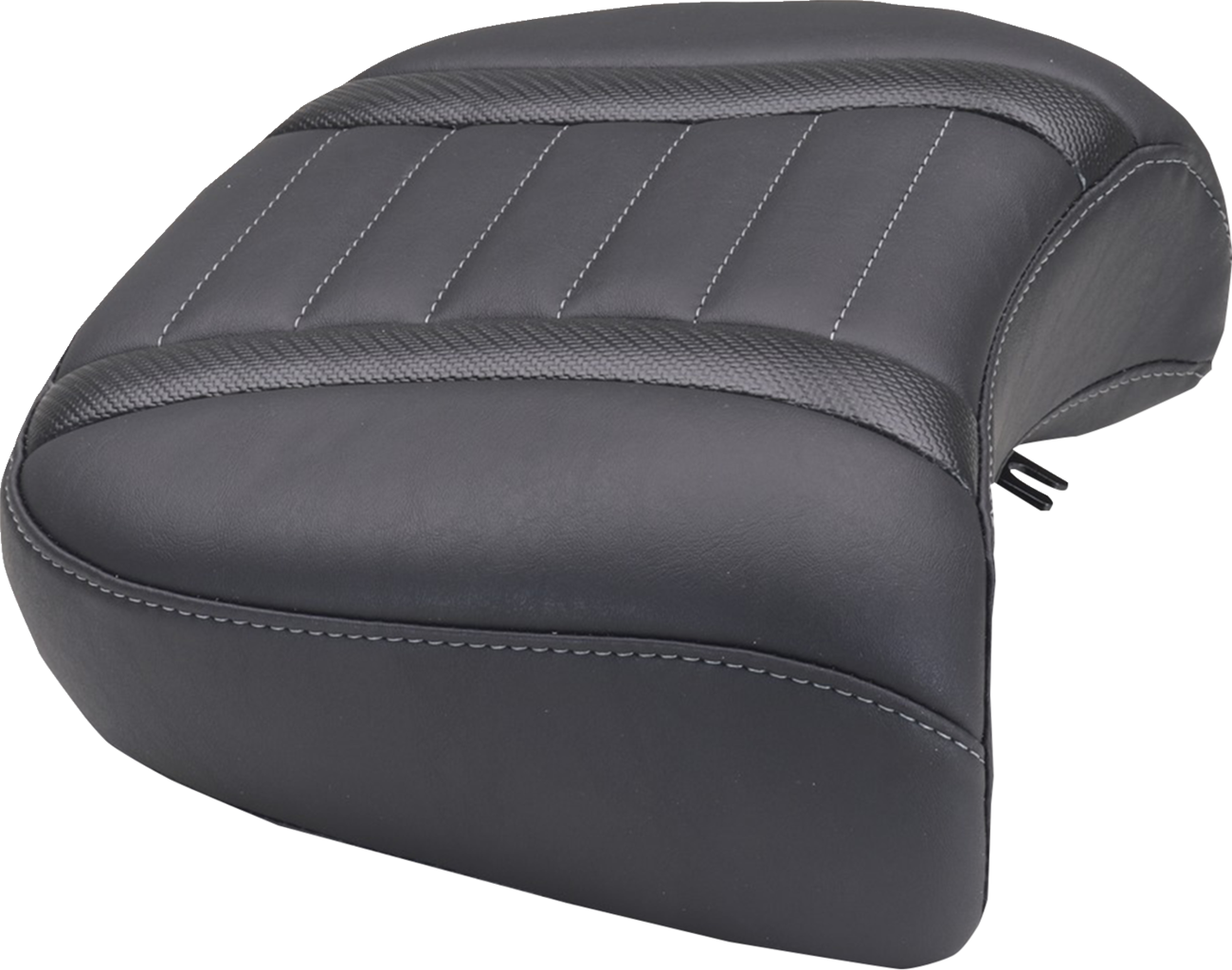 MUSTANG Deluxe Passenger Seat - Wide - Gunmetal Stitch - FLT/FLH '23-'25 88420GM